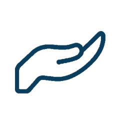 Smoother skin contact icon – flat sapphire surface for gentler skin contact