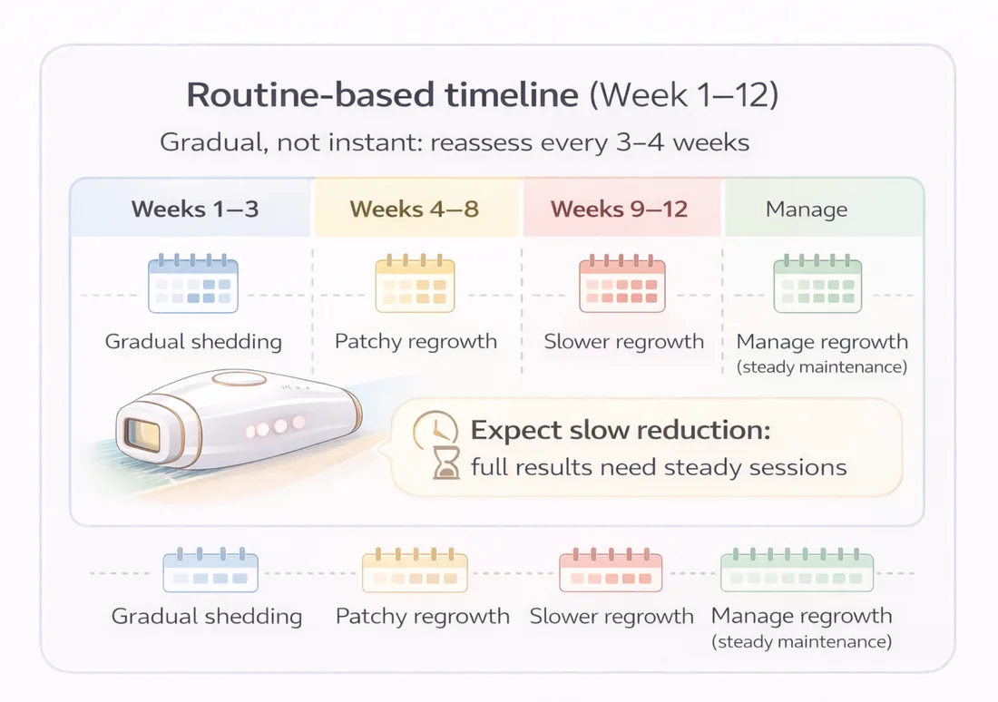 Routine-based timeline for at-home IPL: week 1 to 12 expectations