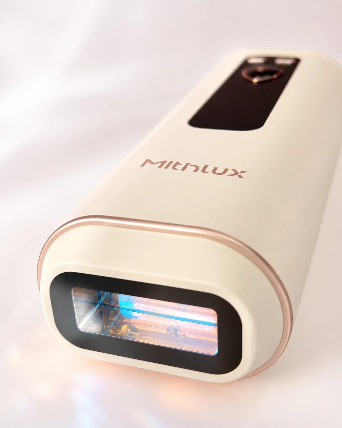 Mithlux S2 Pulse sapphire cooling window close-up